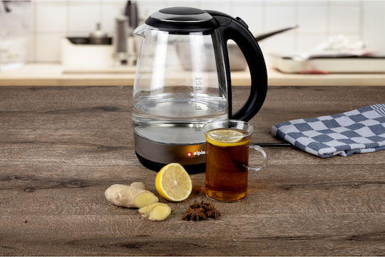 Alpina Appliances Βραστήρας 1.7lt 2200W Μπλε