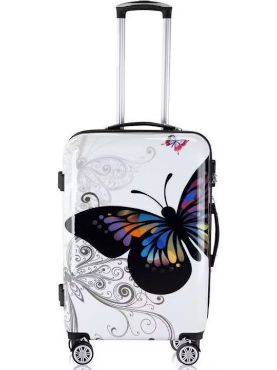Set de bagaje Monzana Exopack din policarbonat multicolor 3 piese 56 X 37 X 23 cm 68 X 43 X 27 cm 75 X 49 X 29 cm