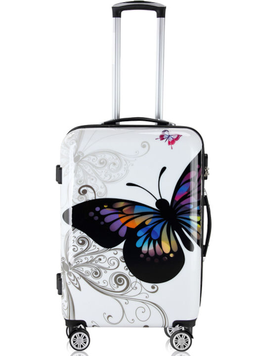 Set de bagaje Monzana Exopack din policarbonat multicolor 3 piese 56 X 37 X 23 cm 68 X 43 X 27 cm 75 X 49 X 29 cm