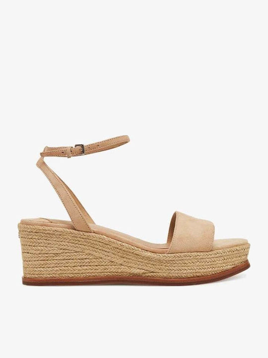 Kidleona Damenplattformen Beige