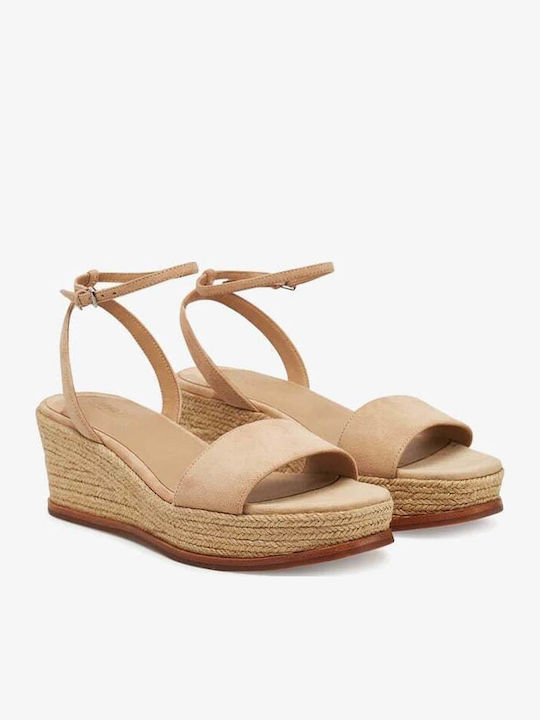 Kidleona Damenplattformen Beige