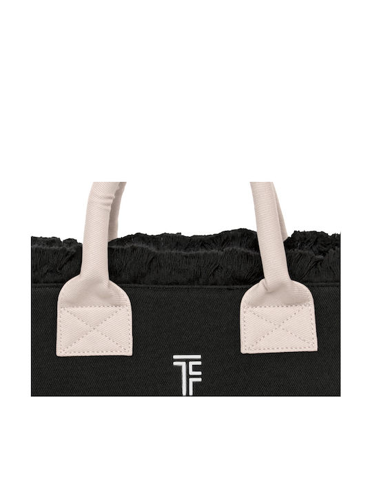 Set Knitted Women's Handbag Black