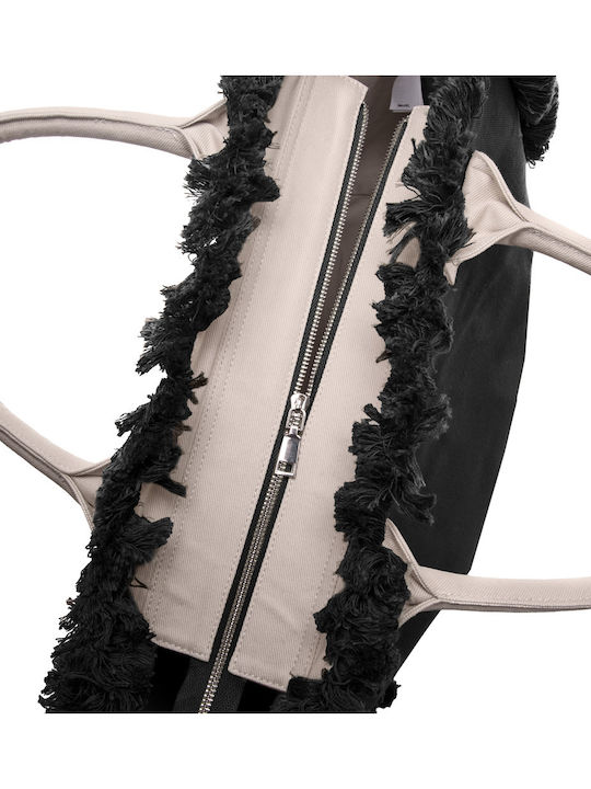 Set Knitted Women's Handbag Black