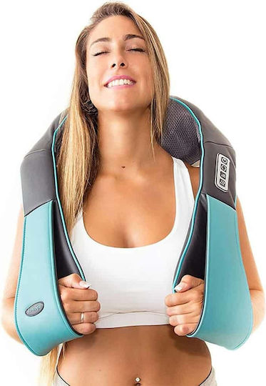 Songen Pillow Massage Shiatsu for the Neck, the Waist, the Back & the Legs with Infrared Heat Black