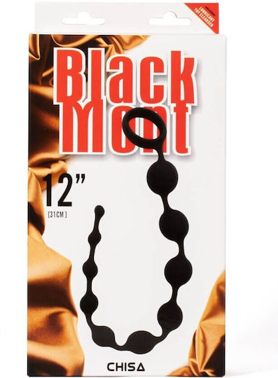 Chisa Novelties Black Mont Playful Anal Beads Black 31cm