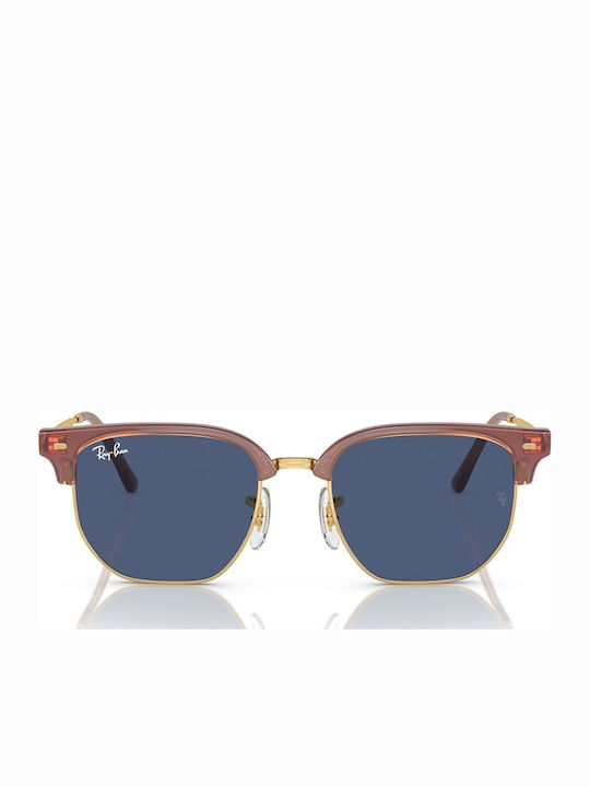 Ray Ban Квадратни Детски Слънчеви Очила с Поляризирани Лещи Златисти
