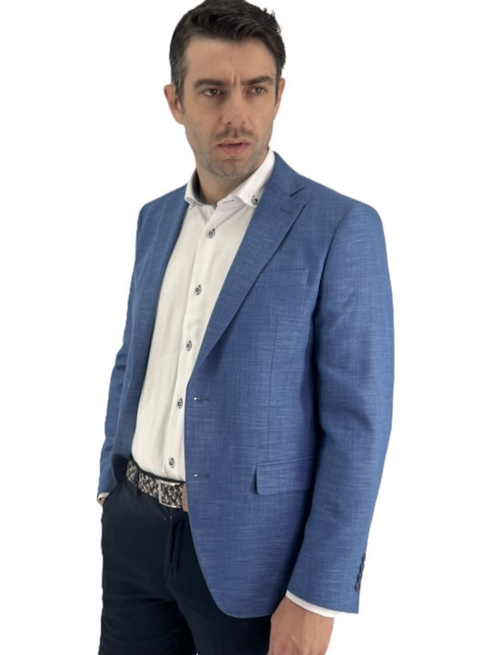 Men's Suit Jacket Slim Fit Light Blue