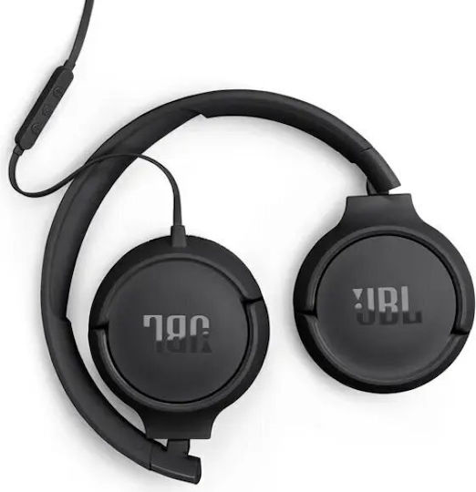 JBL Tune 520C Wired On Ear Headphones Black