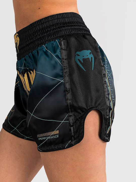 Women's Venum Tactical Xt Muay Thai Shorts Black Forest Green