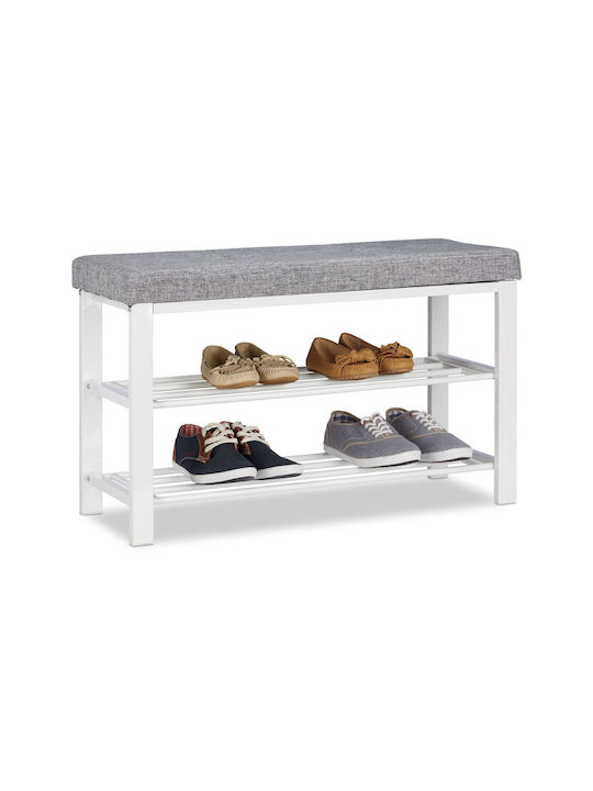 Metalică Suport pentru pantofi L82xW32xH50cm