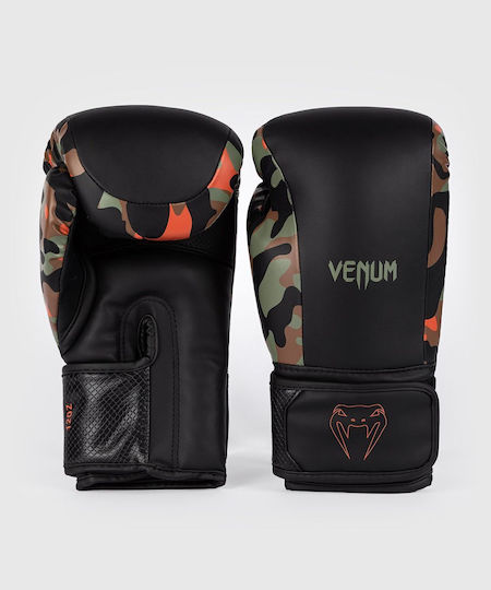 Venum Boxhandschuhe für Kampf Schwarz