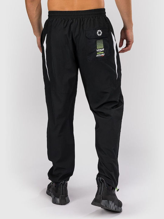 Sweatpants with Elastic Black, White, Lime Green