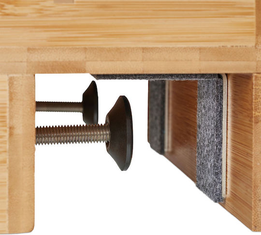 Beige Wall Shelf 10x33x24cm