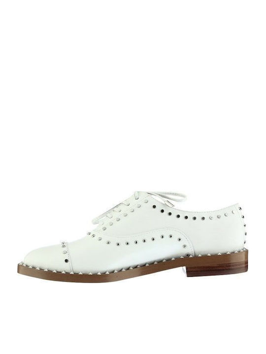 Garroy Damen Oxfords in Weiß Farbe