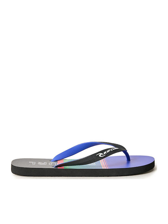 Open Toe Men's Flip Flops Blue