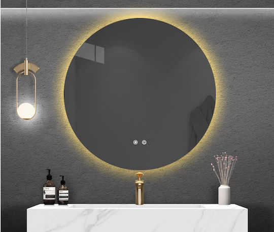 Martin Home Στρογγυλός Καθρέπτης Μπάνιου Led 70x70cm