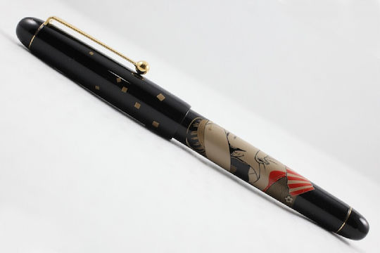 Pilot Namiki Nippon Art Maki-e Geisha Toyohina Tominoto Fn-4m-uto Fountain Pen 3131910563518 Nibs Medium14k