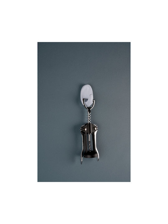 Wall Hanger Hooks Plastic White 8 Pieces