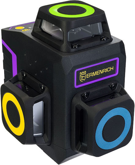 Ermenrich Pro Αυτορυθμιζόμενο Γραμμικό Αλφάδι Laser Πράσινης Δέσμης