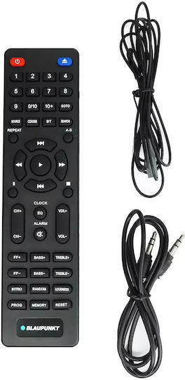Blaupunkt Ηχοσύστημα 2.0 MS30BT 40W με CD / Digital Media Player και Bluetooth Λευκό