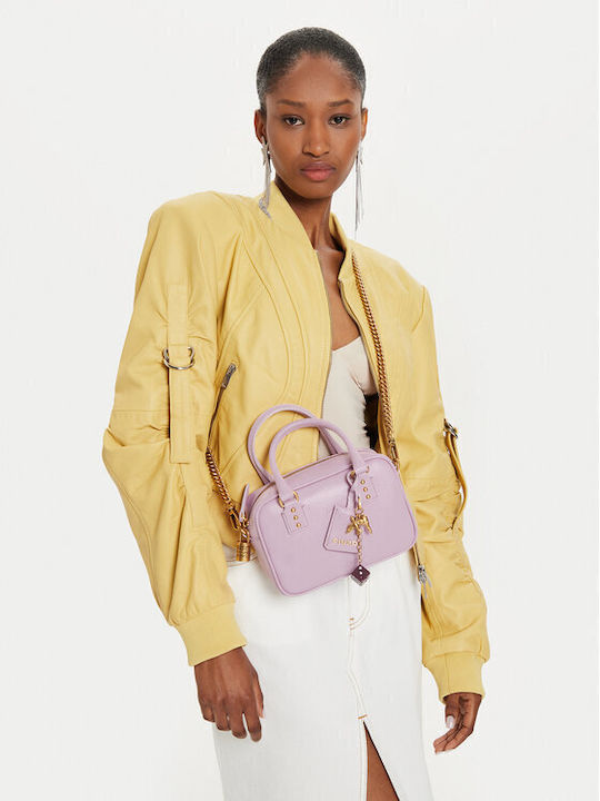 Leather Women's Bag Handbag Lilac