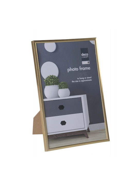 LS Rama Foto Din Plastic Cu Ramă Auriu PL1318-Auriu