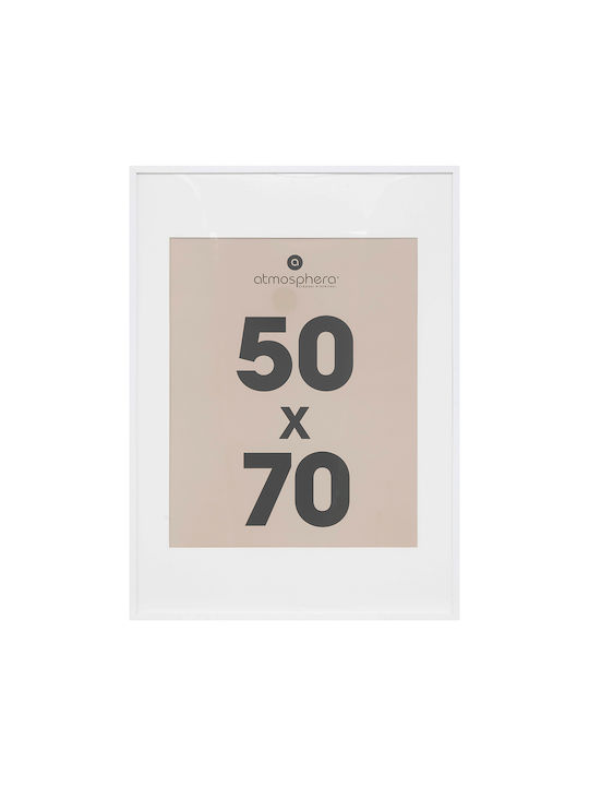 Wooden Wall Photo Frame With White Frame
