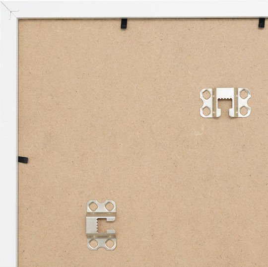 Wall Photo Frame Wooden with White Frame