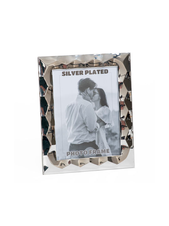 Metallic Photo Frame with Silver Frame