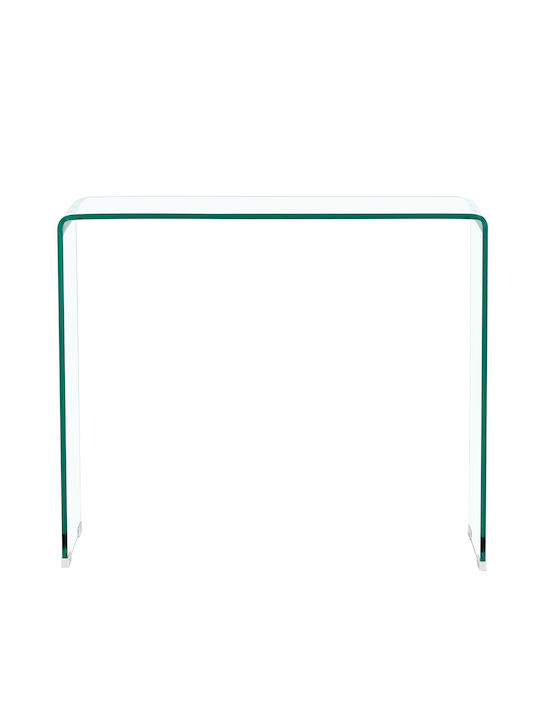 Crystal Consolă Sticlă Transparent L110xL35xH75buc