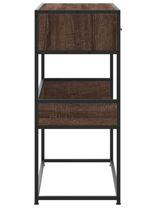 Konsole Brown Oak L90xB35xH80cm