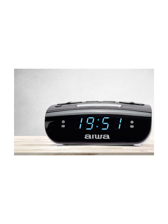 Aiwa Επιτραπέζιο Ψηφιακό Ρολόι με Ξυπνητήρι & Ραδιόφωνο CR-15