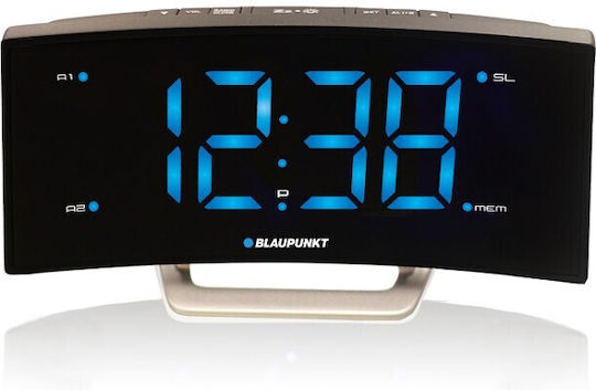 Blaupunkt CR7BK Tisch-Digitaluhr mit Wecker & Radio