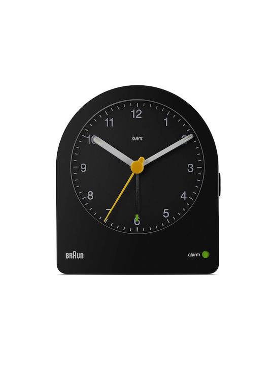 Braun BC22 Επιτραπέζιο Ρολόι με Ξυπνητήρι Μαύρο / Πορτοκαλί 67591