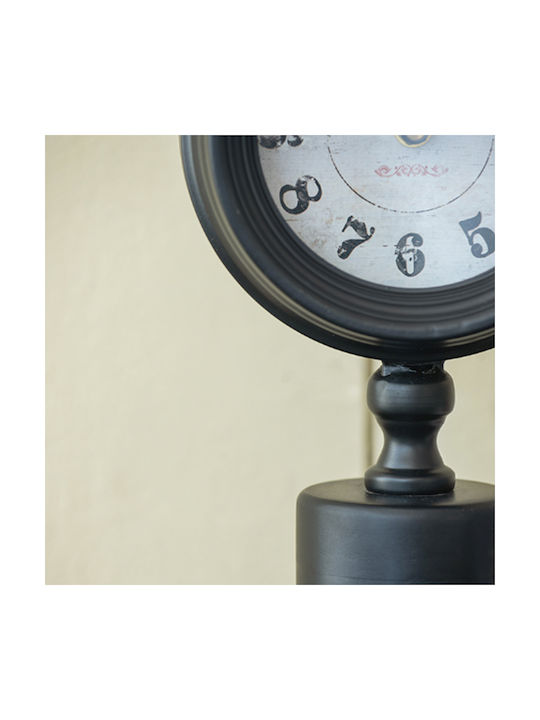 Artekko Artekko Tabletop Clock with Indicators Metal Black 48180