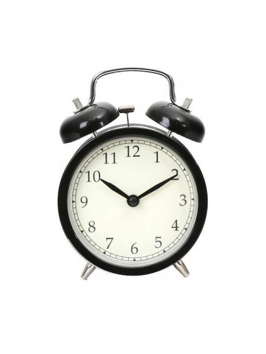 Platinet Platinet Tabletop Clock with Indicators Alarm Clock Black