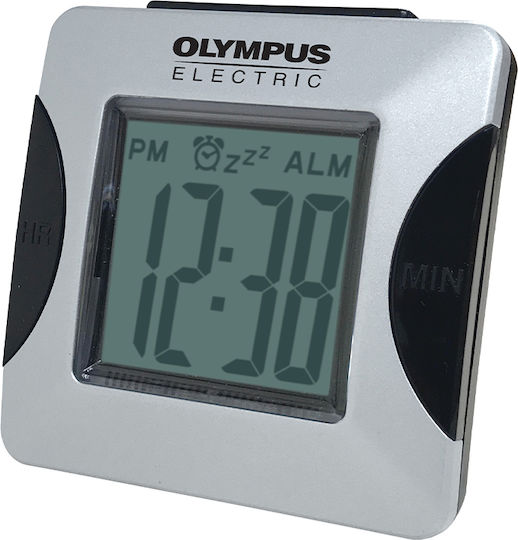 Olympus Επιτραπέζιο Ψηφιακό Ρολόι LED με Ξυπνητήρι Γαλάζιο LD-306A