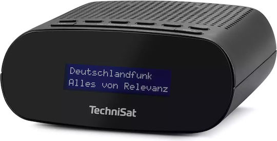 Technisat Масов Дигитален Часовник LCD с Радио Черен 0000/3997