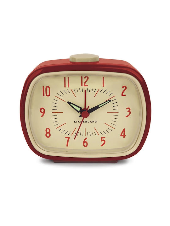 Gadget Master Tabletop Clock with Alarm Red AC08-R-EU