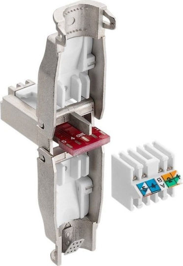 Techly Stecker RJ-45 männlich Silber (105872)