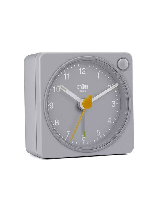 Braun Classic Tabletop Clock with Alarm Brown BC02XG
