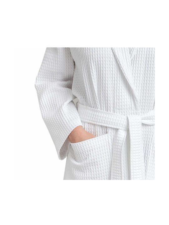 Astron Italy Μπουρνούζι με Γιακά White