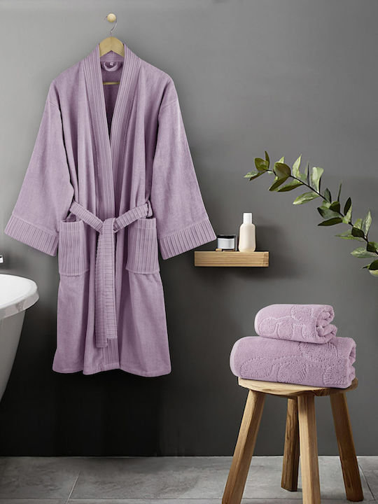 Nima Kimono Μπουρνούζι με Γιακά 380gr/m² Nima Kimono Μπουρνούζι με Γιακά 380gr/m²