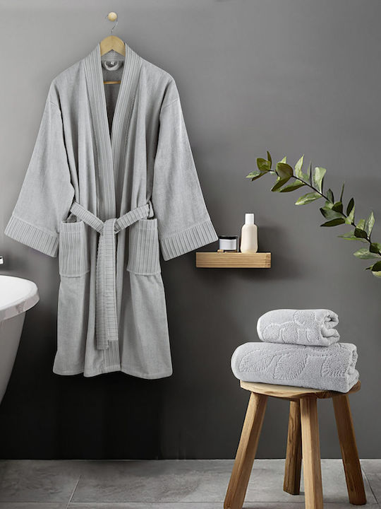 Nima Kimono Μπουρνούζι με Γιακά 380gr/m² Nima Kimono Μπουρνούζι με Γιακά 380gr/m²