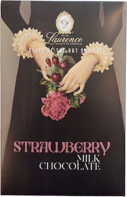 Laurence - Galerie de Chocolat State Of The Art Σοκολάτα Γάλακτος Strawberry 80gr