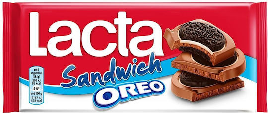 Lacta Oreo Sandwich Σοκολάτα Γάλακτος 92gr