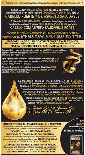Syoss Oleo Intense Vopsea de Păr Fără Amoniac 6-10 Blond Închis 50ml