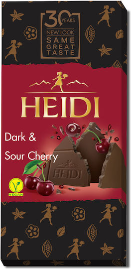 Heidi Σοκολάτα Υγείας Sour Cherry 80gr