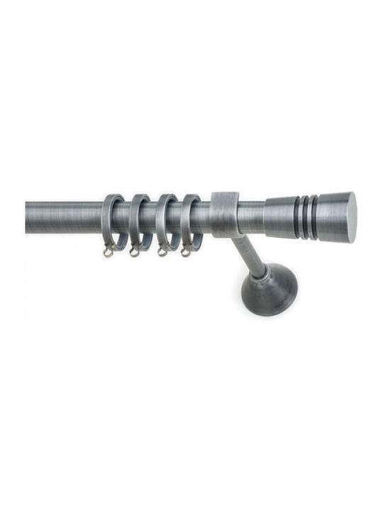 Anartisi Metallisch Vorhangstange Ravena Einfach Φ25mm 200cm Cassieros