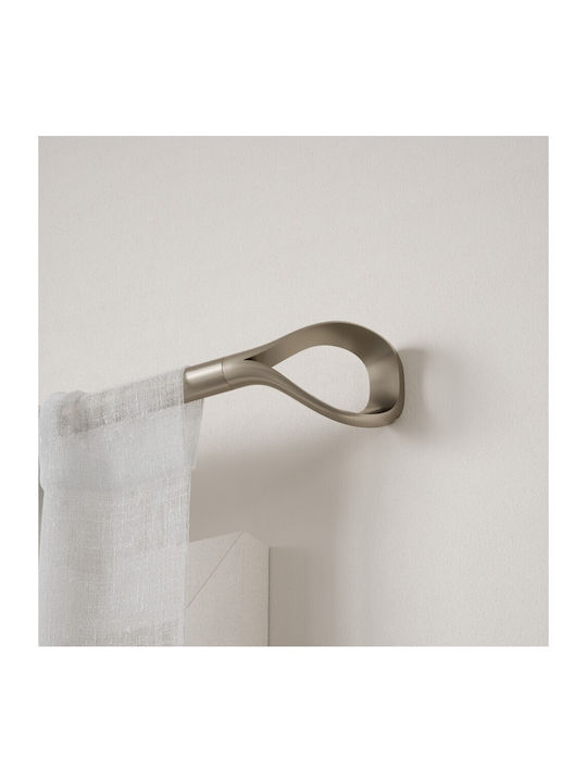 Umbra Extendable Metallic Curtain Pole Loop Single Φ25mm 305-305cm Metallic